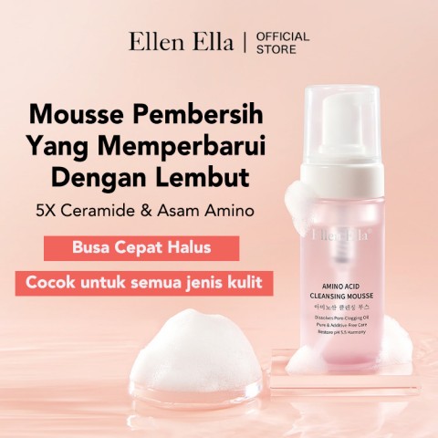 Mousse Pembersih Lembut Asam Amino Ph Rendah 120ml